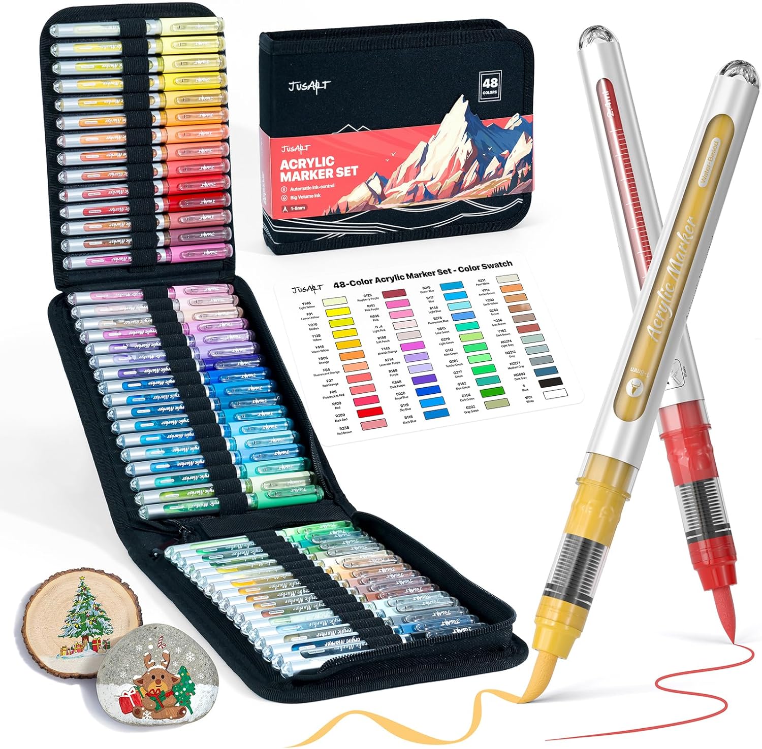 48 Colors Acrylic Paint Markers