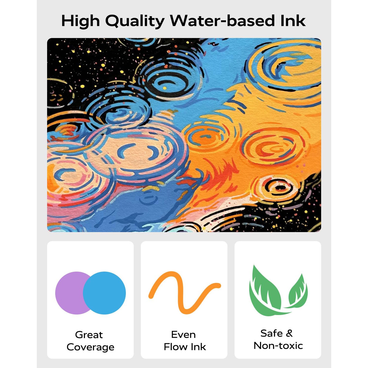 JusArt 48 Colors Dual Tip Acrylic Paint Pens Markers, Brush and Fine Tip, Premium Paint Pens for Wood, Canvas, Egg, Stone, Fabric, Rocks, Metal, Glass, Ceramic, DIY Crafts Making Art Supplies Gifts